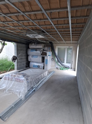 Structure et matériaux pour doublage placo à Lagord